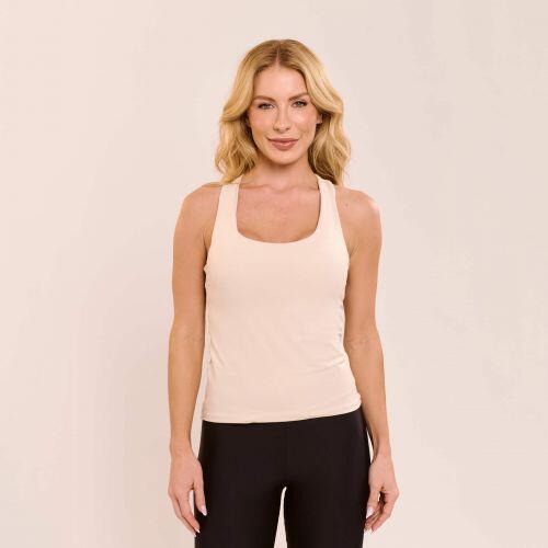 Blusa Clara em Microfibra com Bojo Remov�vel