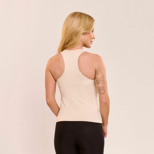 Blusa Clara em Microfibra com Bojo Remov�vel