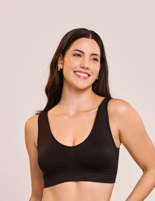 Top com Bojo Remov�vel Al�a Larga Sem Costura Zee Rucci