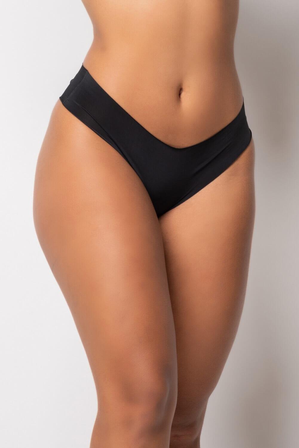 Tanga Maria Básica em Microfibra Sem Costura