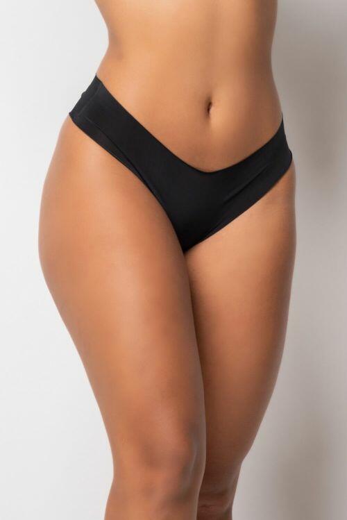 Tanga Maria Básica em Microfibra Sem Costura