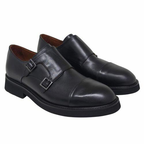 SIMONE MARIOTTI スエード モカシン ネイビー　42 Mocassim Bison Netuno E Atacama Caramelo - 60130052 | Luz da Lua