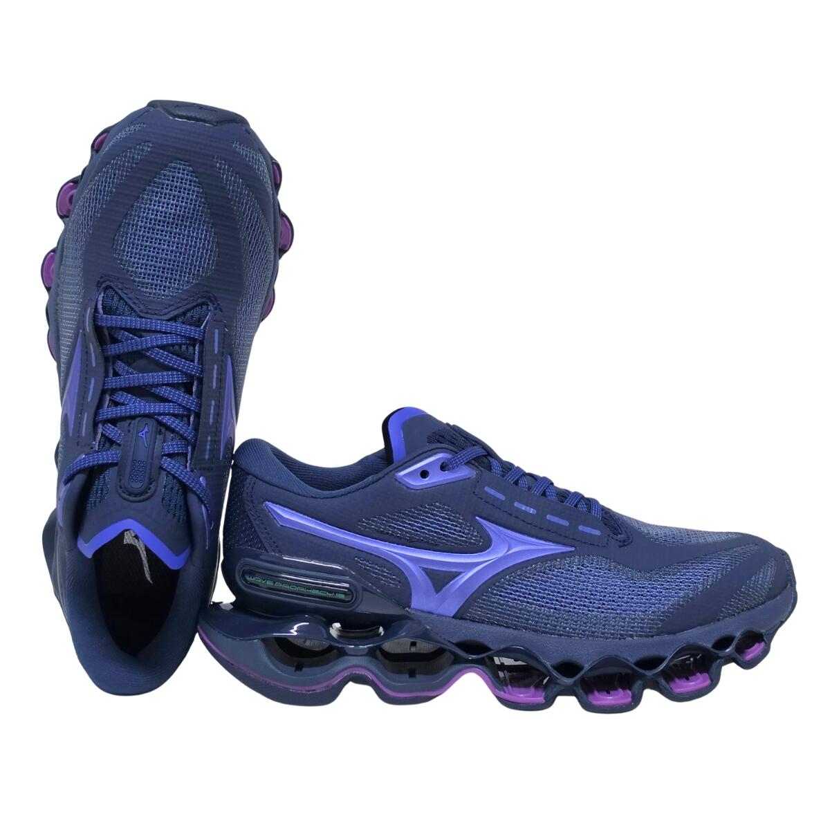 Comprar Tênis Mizuno Wave Prophecy 15 265087 Marinho/Roxo/Lilas