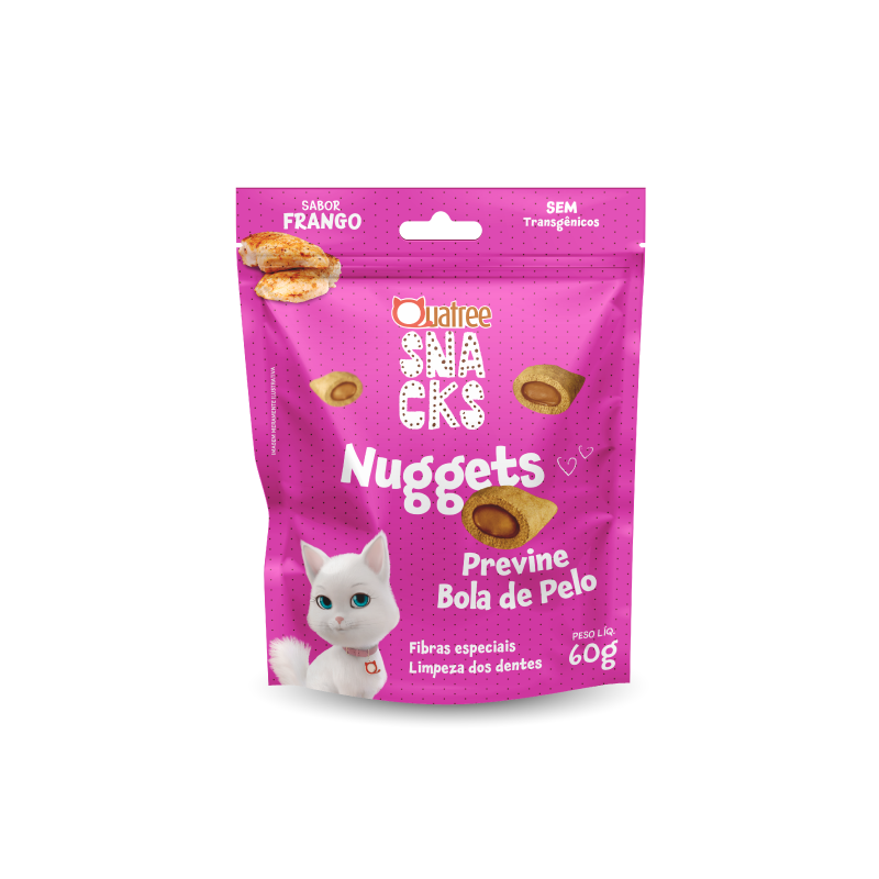 Comprar Petisco Snack Quatree Nuggets para Gatos Adultos Sabor