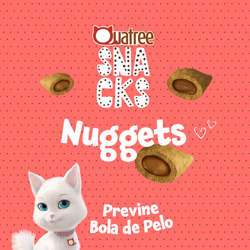Comprar Petisco Snack Quatree Nuggets para Gatos Adultos Sabor