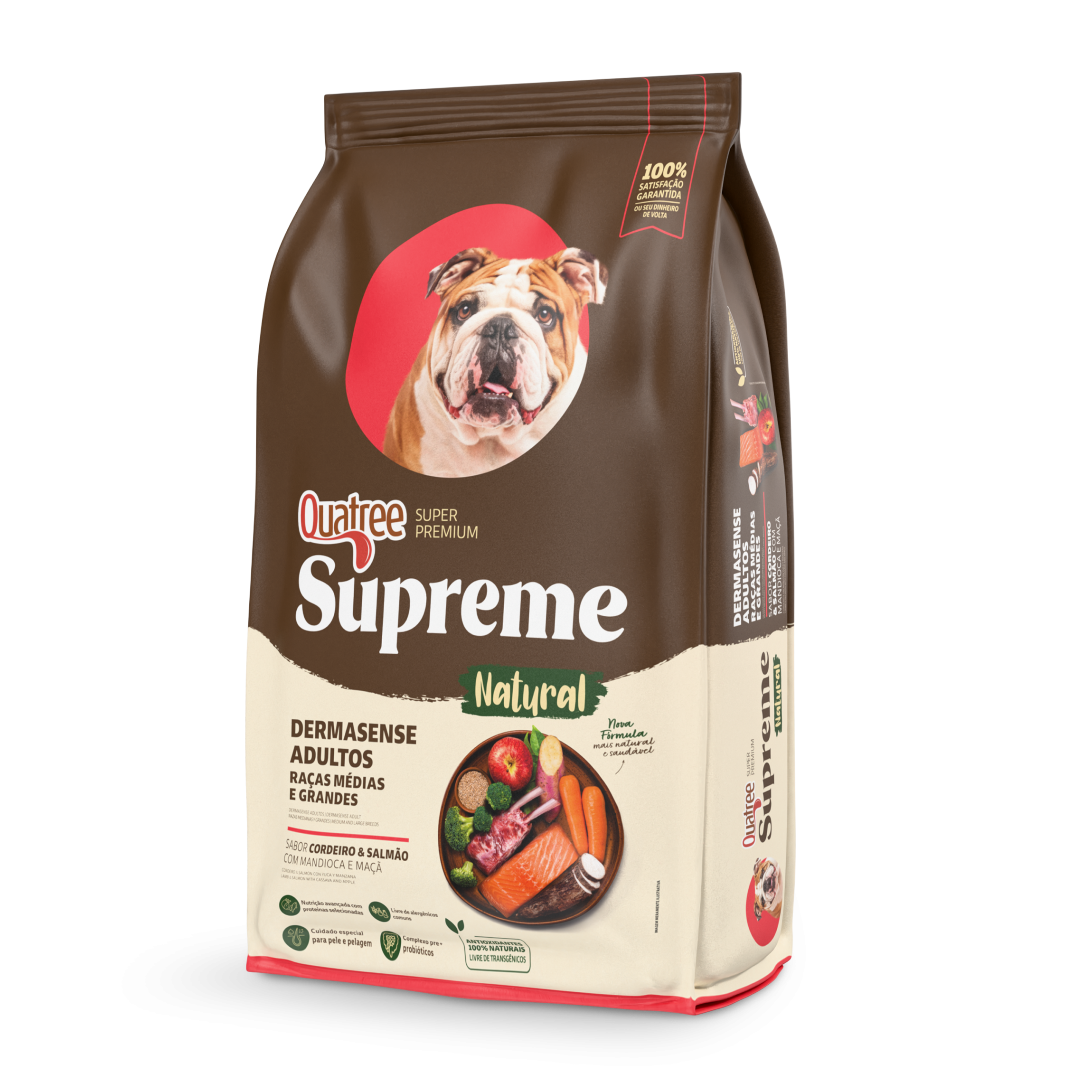 Comprar QUATREE SUPREME CAO DERMASENSE ADULTO RMG 15KG - a partir