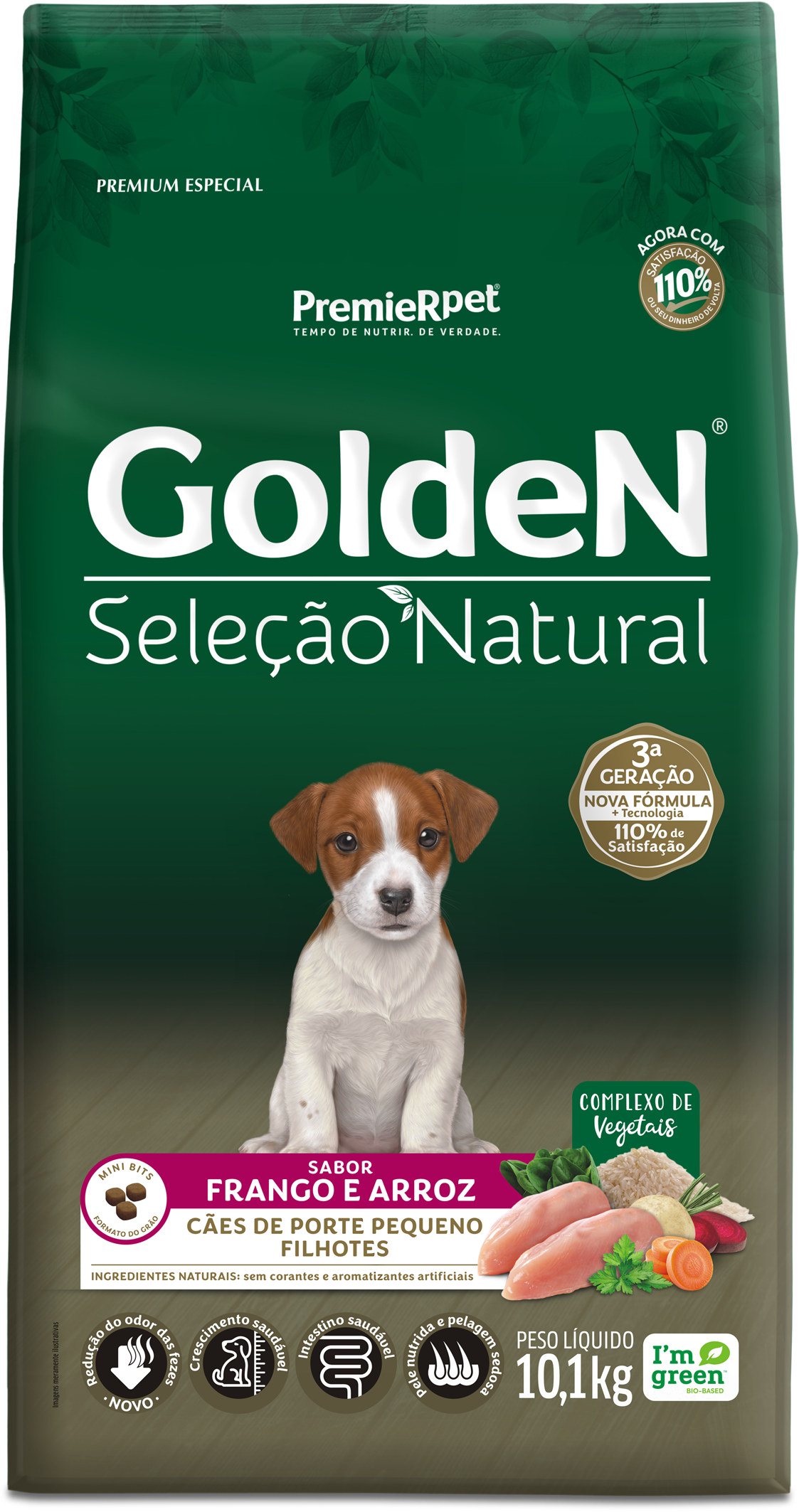 Comprar Ração Golden Seleção Natural Mini Bits para Cães Filhotes