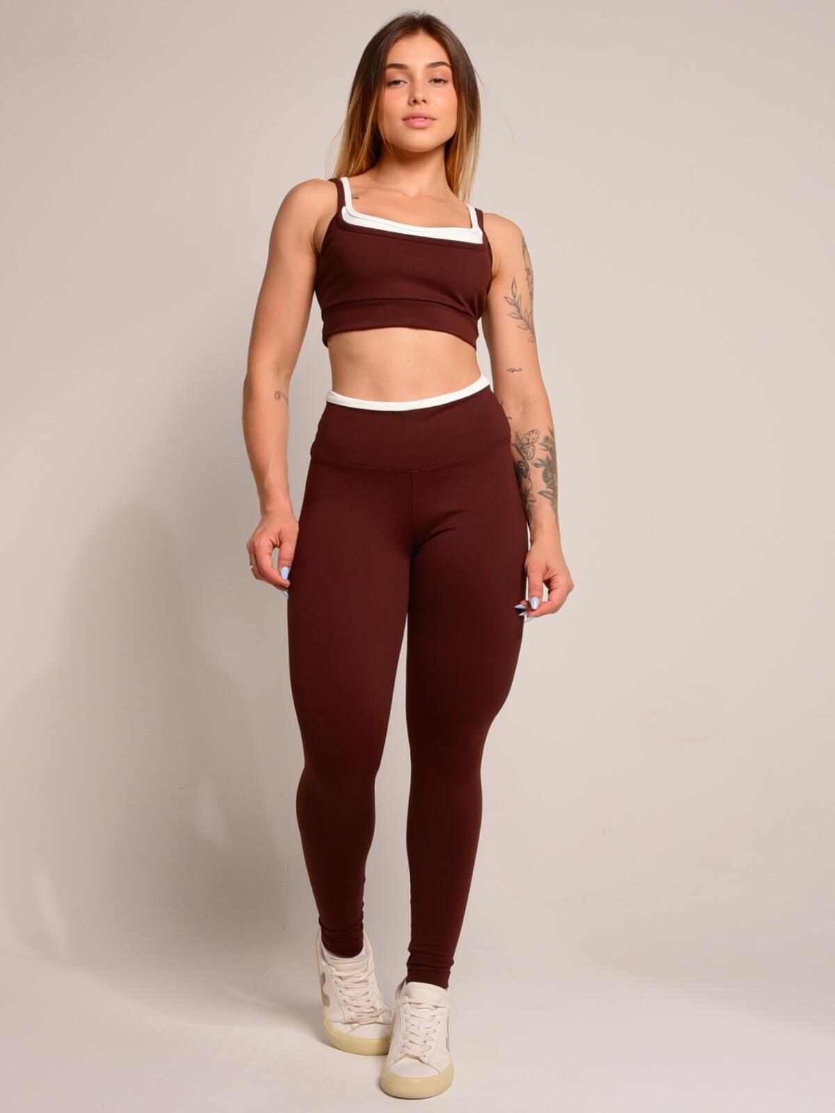 Conjunto Urban Move Preto com Marrom