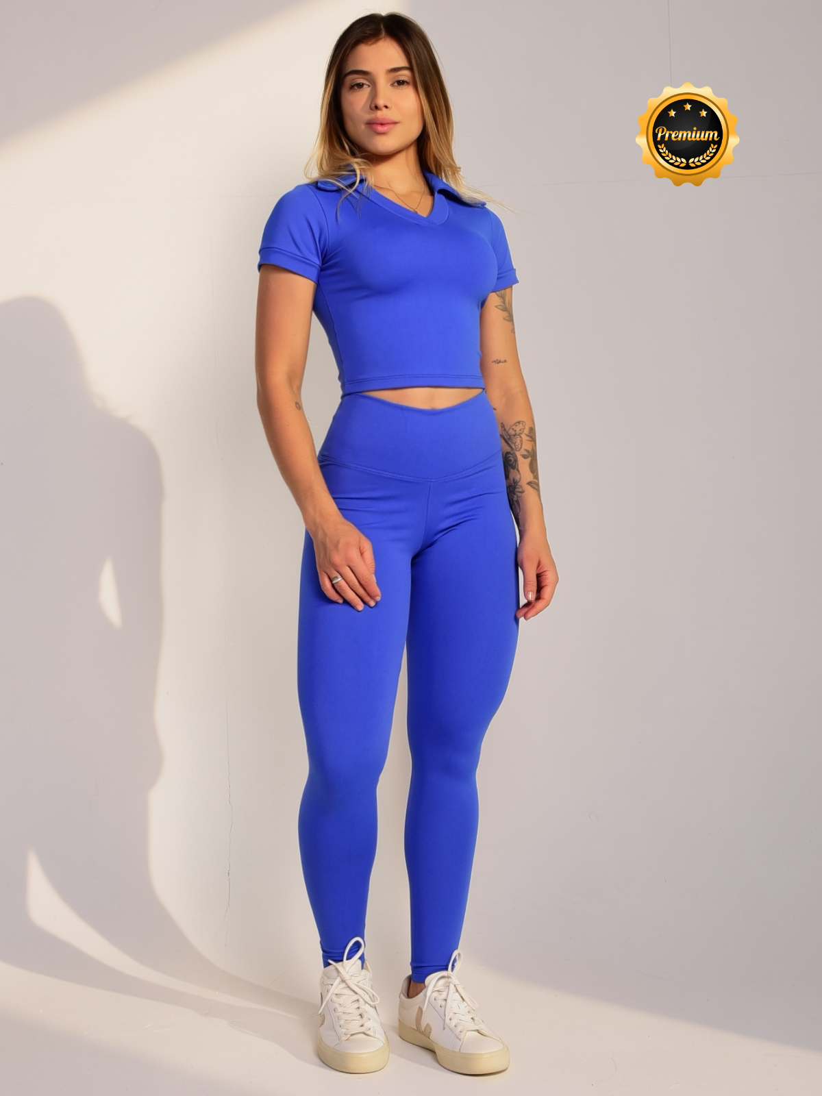 Conjunto Polo Move Azul Royal