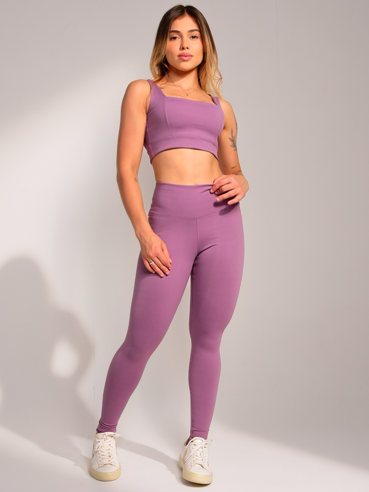 Conjunto Infinite Move Roxo Claro