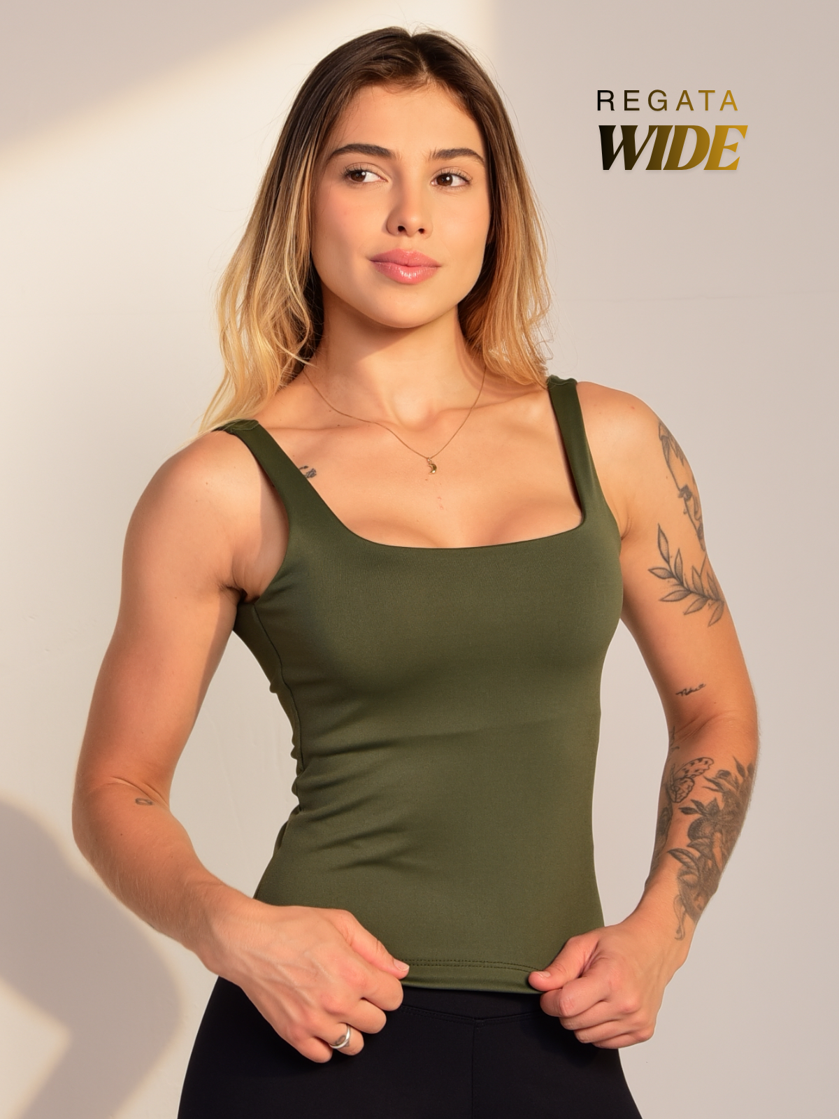 Regata Wide Verde Militar