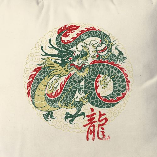 Almofada Drag�o Oriental