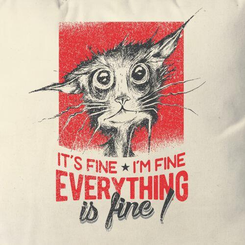 Almofada Everything Is Fine