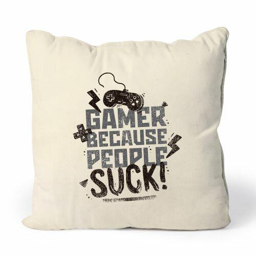 Almofada Gamer Because People Suck
