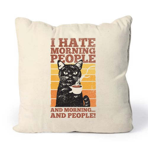 Almofada Hate Morning People