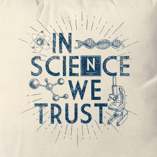 Almofada In Science We Trust