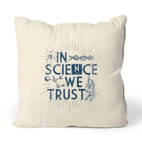 Almofada In Science We Trust