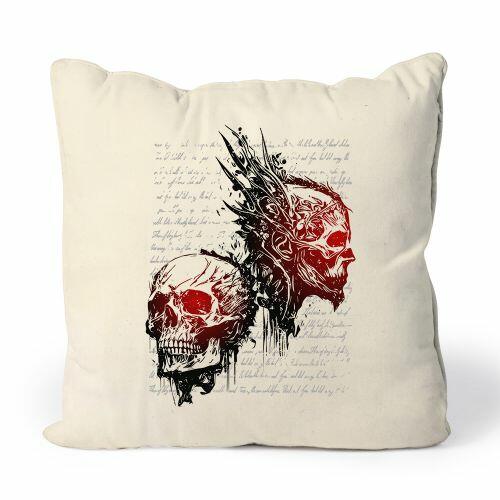 Almofada Ink Skulls