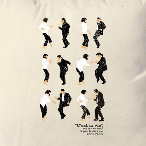Almofada Pulp Fiction Dance