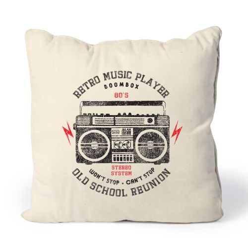 Almofada Retro Music Player