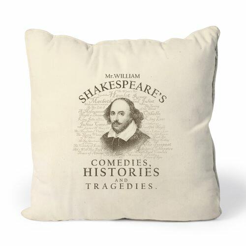 Almofada Shakespeare