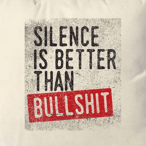Almofada Silence Is Better