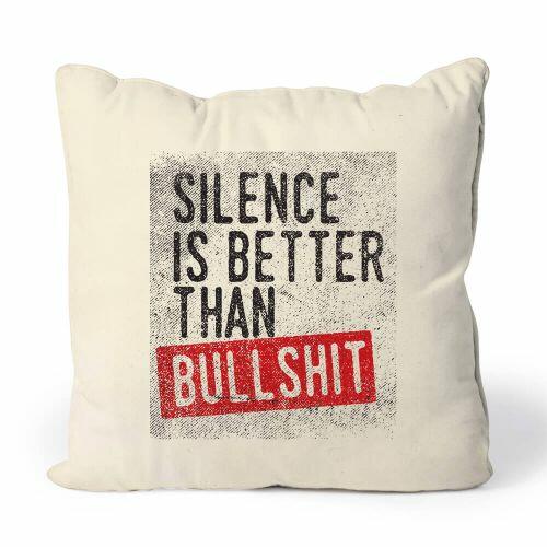 Almofada Silence Is Better