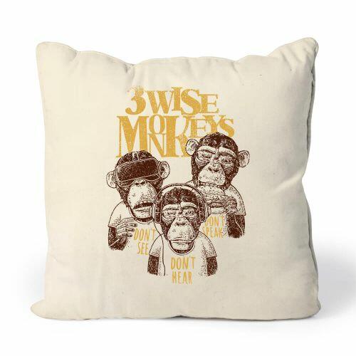 Almofada Three Wise Monkeys