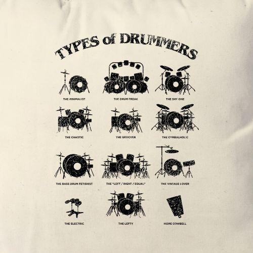 Almofada Types Of Drummers