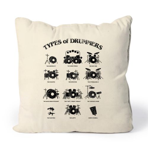 Almofada Types Of Drummers