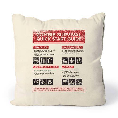 Almofada Zombie Survival Guide