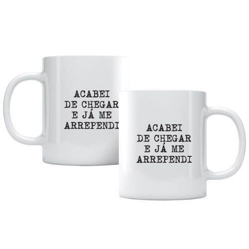 Caneca Acabei De Chegar