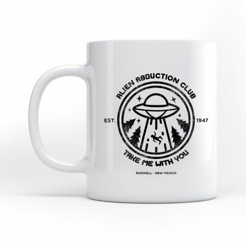 Caneca Alien Abduction Club