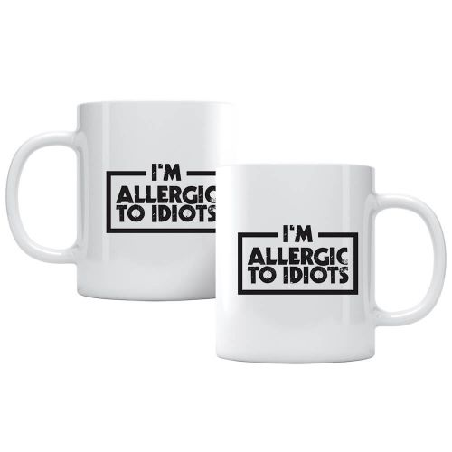 Caneca Allergic To Idiots