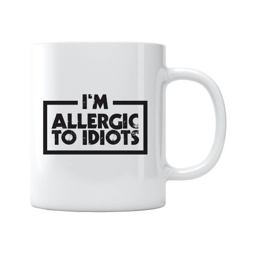 Caneca Allergic To Idiots