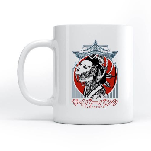 Caneca Cyberpunk  Geisha