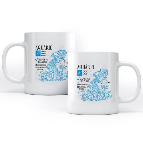 Caneca Signo Aquário