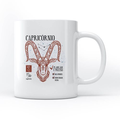 Caneca Signo Capric�rnio