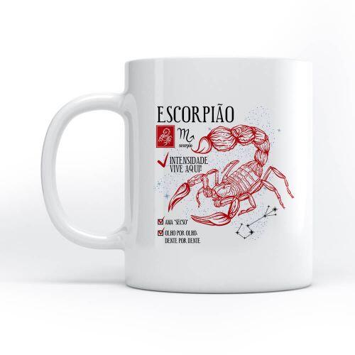 Caneca Signo Escorpião