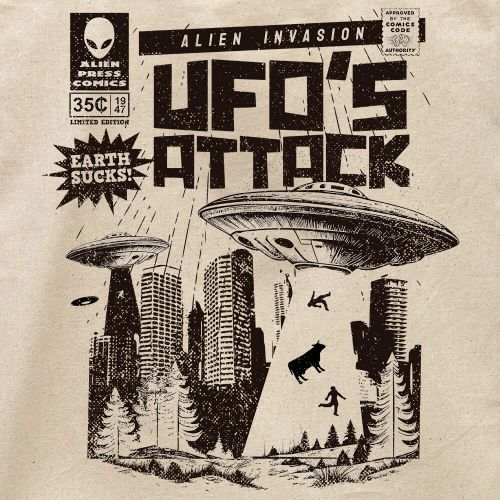 Ecobag Alien Invasion