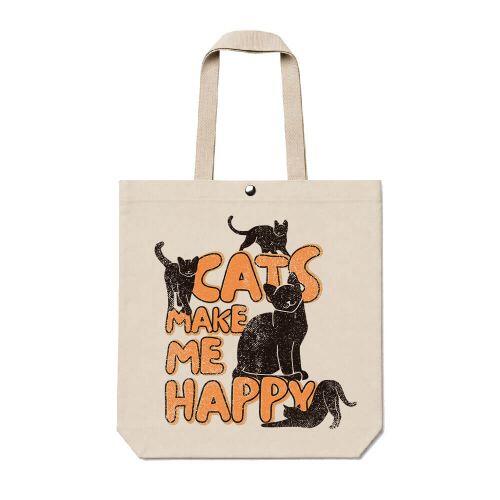 Ecobag Cats Make Me Happy