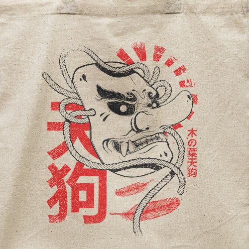 Ecobag Máscara Tengu