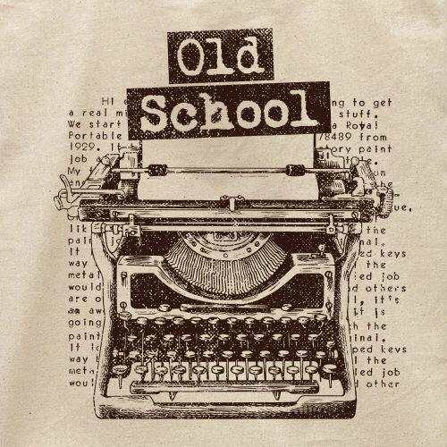Ecobag Old School Typewriter