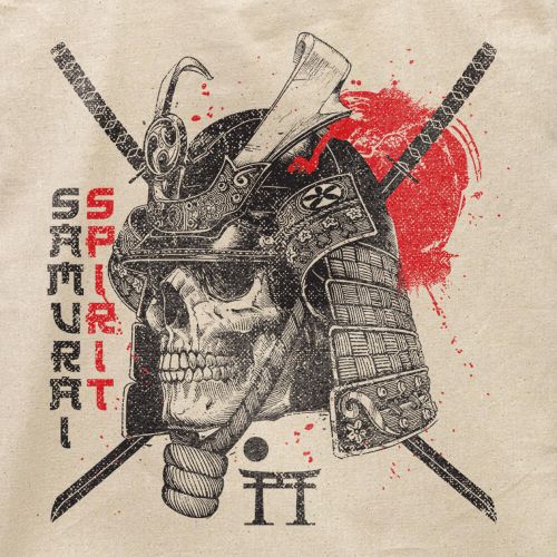 Ecobag Samurai Skull