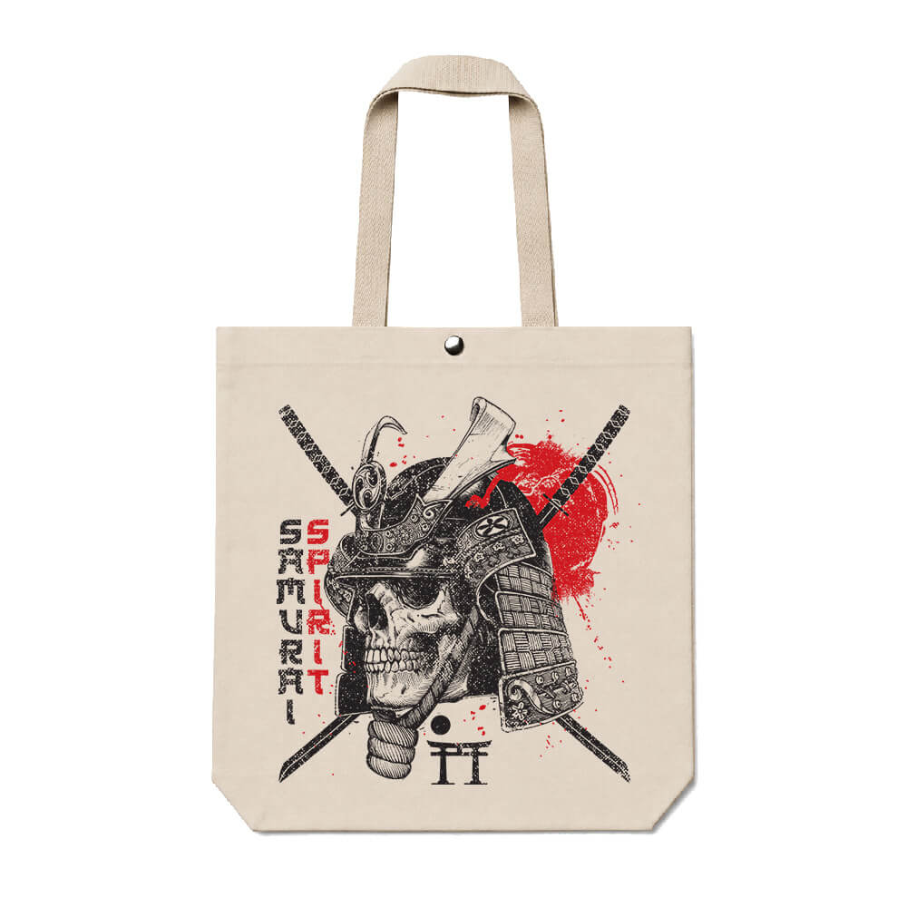 Ecobag Samurai Skull