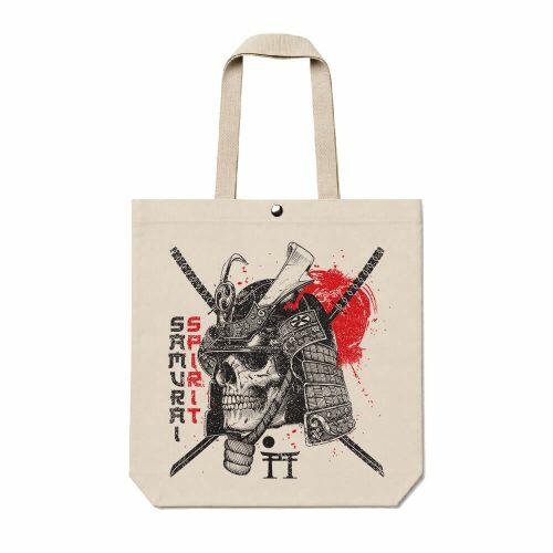 Ecobag Samurai Skull