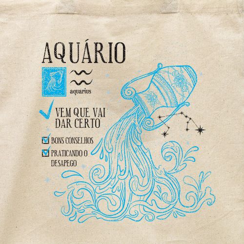 Ecobag Signo Aquário