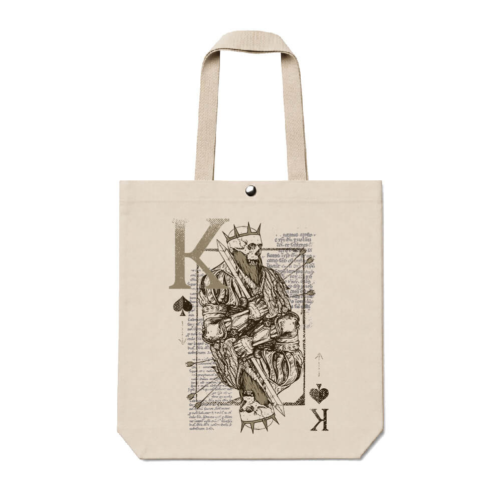 Ecobag Skull Playing Card