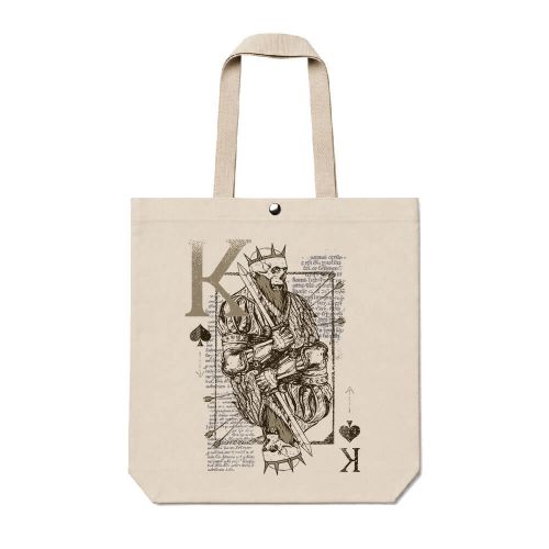 Ecobag Skull Playing Card