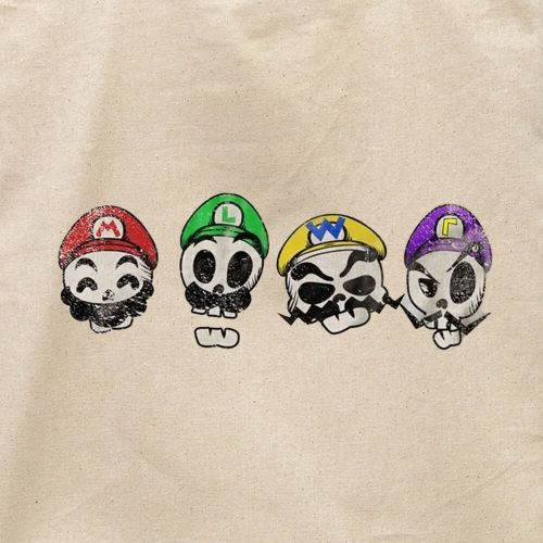 Ecobag Super Mario Skulls